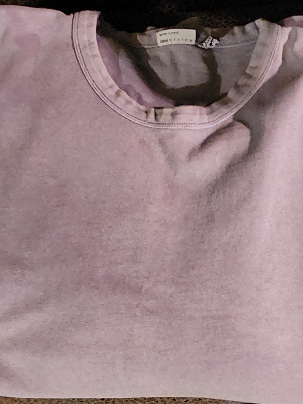 Relaxed Lavender/Purple Crewneck Sweatshirt